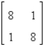 Find the inverse of the matrix.   A)    B)    C)    D)    E)   