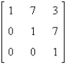 Find the inverse of the matrix.   A)    B)    C)    D)    E)   