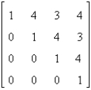 Use a graphing calculator to find the inverse of the matrix.   A)    B)    C)    D)    E)   