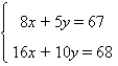Solve the system by substitution, if possible.   A)  (11, -2)  B)  (8, 4)  C)  (-3, 12)  D)  (-4, -7)  E)  no solution; inconsistent system