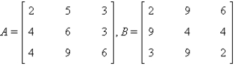 Find A - B.   A)    B)    C)    D)    E)   