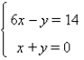 Use Cramer's rule to find the solution of the system, if possible.   A)  x = 6, y = -6 B)  x = 2, y = -2 C)  x = 6, y = -14 D)  The system is inconsistent. E)  The equations are dependent.