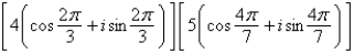 Perform the operation shown below and leave the result in trigonometric form.   A)    B)    C)    D)    E)   