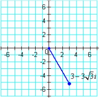 Write the complex number shown below in trigonometric form.   A)    B)    C)    D)    E)   