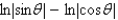 Rewrite   as a single logarithm and then simplify the result. A)    B)    C)    D)    E)   