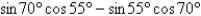 Write the given expression as the sine of an angle.   A)    B)    C)    D)    E)   