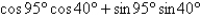 Write the given expression as the cosine of an angle.   A)    B)    C)    D)    E)   