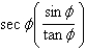 Use fundamental identities to simplify the expression below and then determine which of the following is not equivalent.   A)    B)    C)    D)    E)   