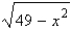  If   , use trigonometric substitution to write   as a trigonometric function of \theta  , where   . A)    B)    C)    D)    E)    