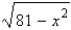  If   , use trigonometric substitution to write   as a trigonometric function of  \theta  , where   . A)    B)    C)    D)    E)    