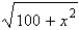  If   , use trigonometric substitution to write   as a trigonometric function of  \theta  , where   . A)    B)    C)    D)    E)    