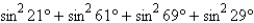 Use the cofunction identities to evaluate the expression below without the aid of a calculator.   A)  1 B)  2 C)  -1 D)  0 E)   