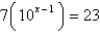 Solve for x:   . Round to 3 decimal places. A)  1.362 B)  -1.362 C)  1.517 D)  0.517 E)  no solution