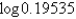 Use a calculator to find the value for   to four decimal places. A)  0.7091 B)  -1.6329 C)  -0.2908 D)  0.2908 E)  -0.7091