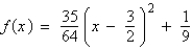 <strong>Write the standard form of the equation of the parabola that has a vertex at and passes through the point .</strong> A) B) C) D) E)