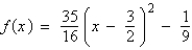 <strong>Write the standard form of the equation of the parabola that has a vertex at and passes through the point .</strong> A) B) C) D) E)