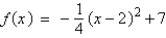 <strong>Write the standard form of the equation of the parabola that has a vertex at and passes through the point .</strong> A) B) C) D) E)