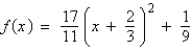 <strong>Write the standard form of the equation of the parabola that has a vertex at and passes through the point .</strong> A) B) C) D) E)