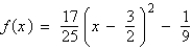 <strong>Write the standard form of the equation of the parabola that has a vertex at and passes through the point .</strong> A) B) C) D) E)