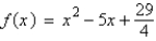Determine the vertex of the graph of the quadratic function   . A)    B)    C)    D)    E)   