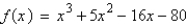 Find all real zeros of the polynomial   and determine the multiplicity of each. A)    B)    C)    D)    E)   