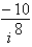 Do the operation and express the answer in a + bi form.   A)  - 100 i B)  10 i C)  - 10 i D)  10 E)  - 10