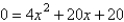 Solve   using the quadratic formula. A)    B)    C)    D)    E)   