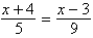 Solve the following equation.   A)    B)    C)    D)    E)   