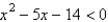 Solve:   A)    B)    C)    D)    E)   