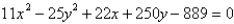 Find the center and vertices of the hyperbola.   A)  center: (1, -5) , vertices: (1, -10) , (1, 0)  B)  center: (-1, 5) , vertices: (-1, 0) , (-1, 10)  C)  center: (-1, 5) , vertices: (-6, 5) , (4,5)  D)  center: (1,-5) , vertices: (-4, -5) , (6, -5)  E)  center: (-5, 1) , vertices: (-10, 1) , (0, 1) 