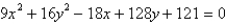 Identify the conic by writing the equation in standard form.   A)    ; circle B)    ; ellipse C)    ; ellipse D)    ; ellipse E)    ; ellipse