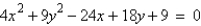 Find the center and vertices of the ellipse.   A)  center:   vertices:   B)  center:   vertices:   C)  center:   vertices:   D)  center:   vertices:   E)  center:   vertices:  