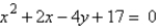 Find the vertex and directrix of the parabola.   A)  vertex:   directrix:   B)  vertex:   directrix:   C)  vertex:   directrix:   D)  vertex:   directrix:   E)  vertex:   directrix:  