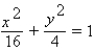 Identify the graph of the following ellipse.   A)    B)    C)   