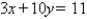Find the slope of the line determined by the equation.   A)    B)    C)    D)    E)   