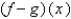 Let f (x)  = 2x + 1, g(x)  = 3x - 2. Find the function.   A)    B)    C)    D)    E)  none of the above