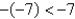 Place the correct symbol (<, >, or =)  between the pair of real numbers.     A)    B)    C)   