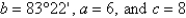 Determine the area of a triangle having the following measurements. Round your answer to two decimal places.   A) 28.61 sq.units B) 21.46 sq.units C) 19.07 sq.units D) 23.84 sq.units E) 26.22 sq.units