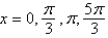 Find the exact solutions of the given equation in the interval   .   A)    B)    C)    D)    E)   