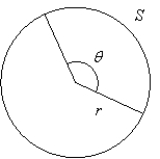 Find the angle, in radians, in the figure below if   and   .   A)    B)    C)    D)    E)   