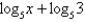 Condense the expression   to the logarithm of a single term. A)    B)    C)    D)    E)   