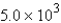 The chemical acidity of a solution is measured in units of pH:   , where   is the hydrogen ion concentration in the solution. If a sample of rain has a pH of 3.3, how many times higher is its   than pure water's, which has a pH of 7? A)    B)    C)    D)    E) 7