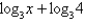Condense the expression   to the logarithm of a single term. A)    B)    C)    D)    E)   