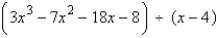 Use synthetic division to divide.   A)    B)    C)    D)    E)   