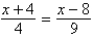 Solve the following equation.   A)    B)    C)    D)    E)   