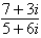 Simplify   and write the answer in standard form. A)    i B)    i C)    i D)    i E)    i