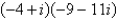 Simplify   and write the answer in standard form. A)    B)    C)    D)    E)   