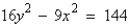 Find the vertices and asymptotes of the hyperbola.   A) vertices:   asymptote:   B) vertices:   asymptote:   C) vertices:   asymptote:   D) vertices:   asymptote:   E) vertices:   asymptote:  