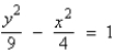 <strong>Find the standard form of the equation of the hyperbola with the given characteristics. foci: asymptotes: </strong> A) B) C) D) E)