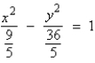 <strong>Find the standard form of the equation of the hyperbola with the given characteristics. foci: asymptotes: </strong> A) B) C) D) E)